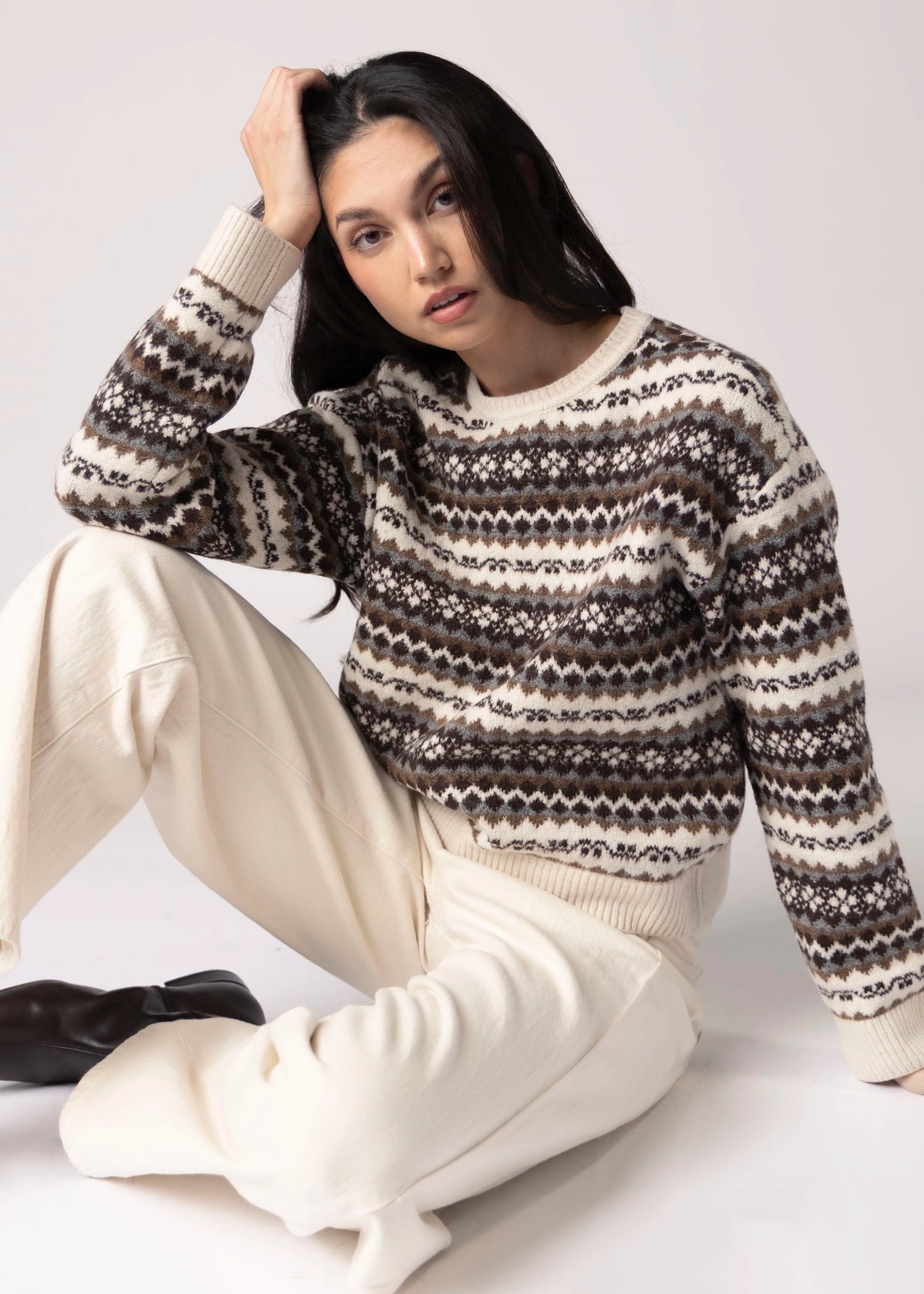 swatch_Cocoa rd style hera fair isle sweater