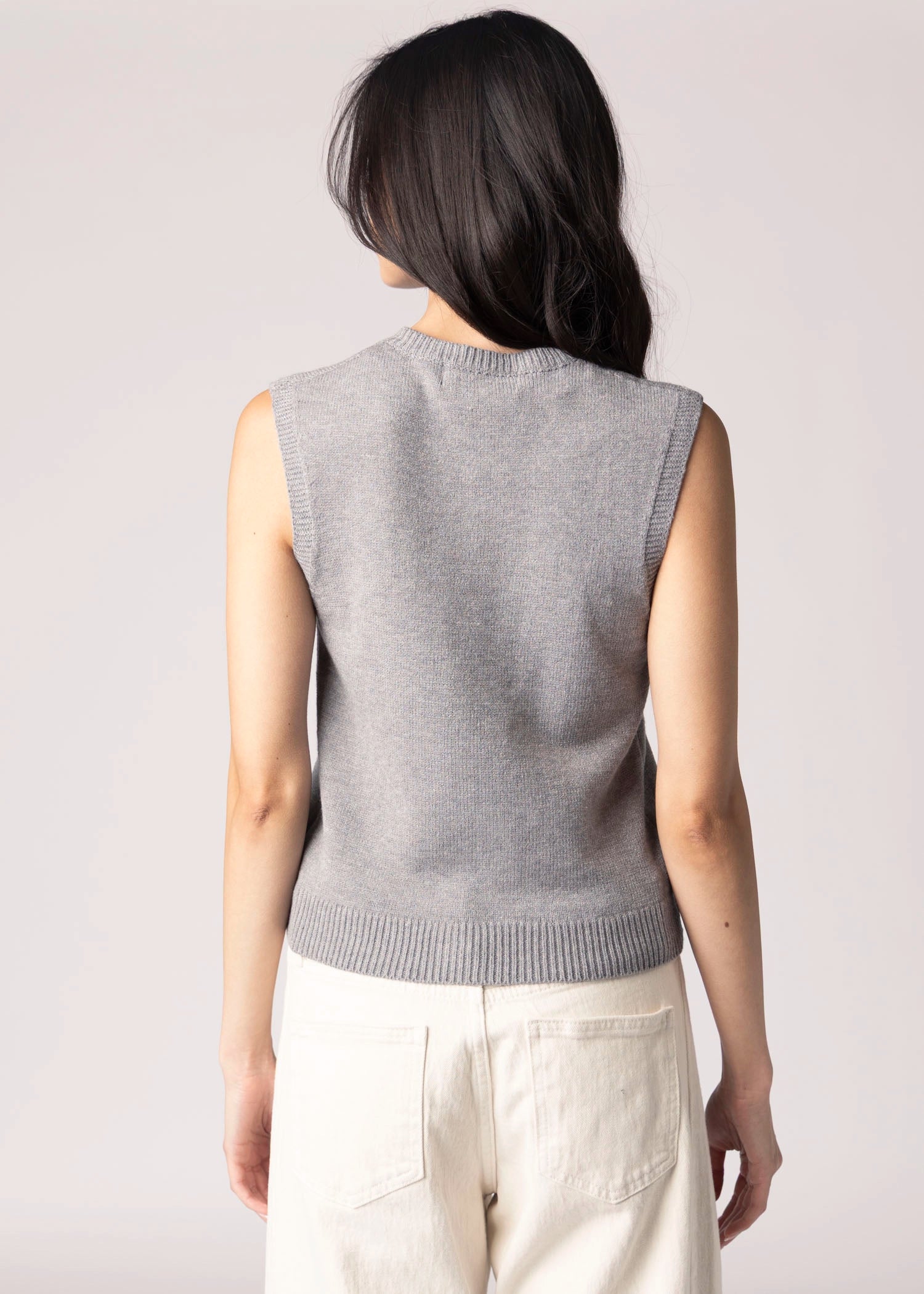 swatch_Grey john and jenn lucie knit vest