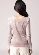 swatch_Brown/Stone patrick assaraf reverse spray pima cotton tshirt