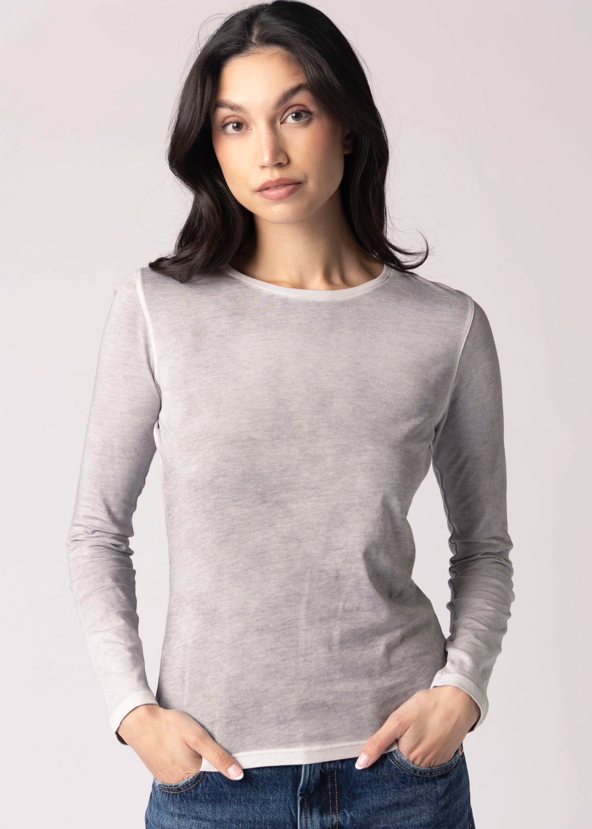 swatch_Thunder Cloud patrick assaraf reverse spray pima cotton tshirt