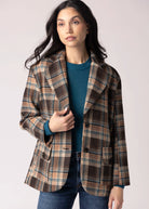 swatch_Brown Plaid john and jenn walter plaid blazer