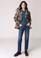swatch_Brown Plaid john and jenn walter plaid blazer