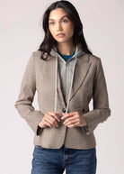 swatch_Brown Check central park west astory dickey jacket