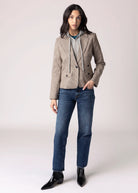 swatch_Brown Check central park west astory dickey jacket
