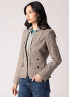 swatch_Brown Check central park west astory dickey jacket
