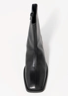 swatch_Black Leather vagabond blanca ankle boot