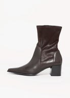 swatch_Chocolate Leather vagabond giselle pointed toe ankle boot