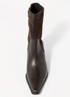swatch_Chocolate Leather vagabond giselle pointed toe ankle boot