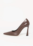 swatch_Brown Leather nova roma high heel pump