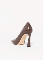 swatch_Brown Leather nova roma high heel pump