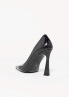 swatch_Black Croco nova roma high heel pump