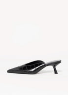 swatch_Black Eel nova roma pointed toe kitten heel