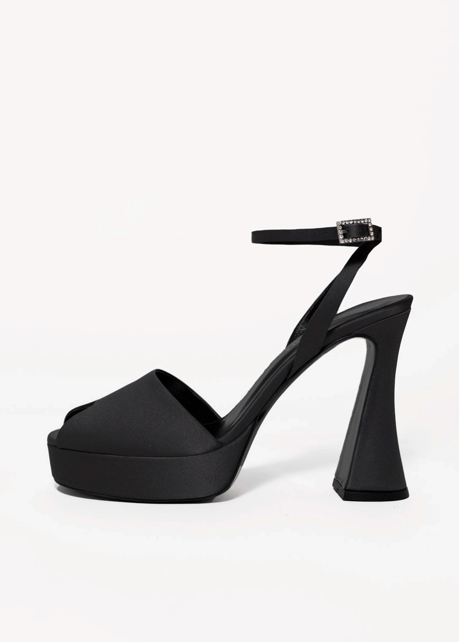 swatch_Black Satin nova roma satin platform heels