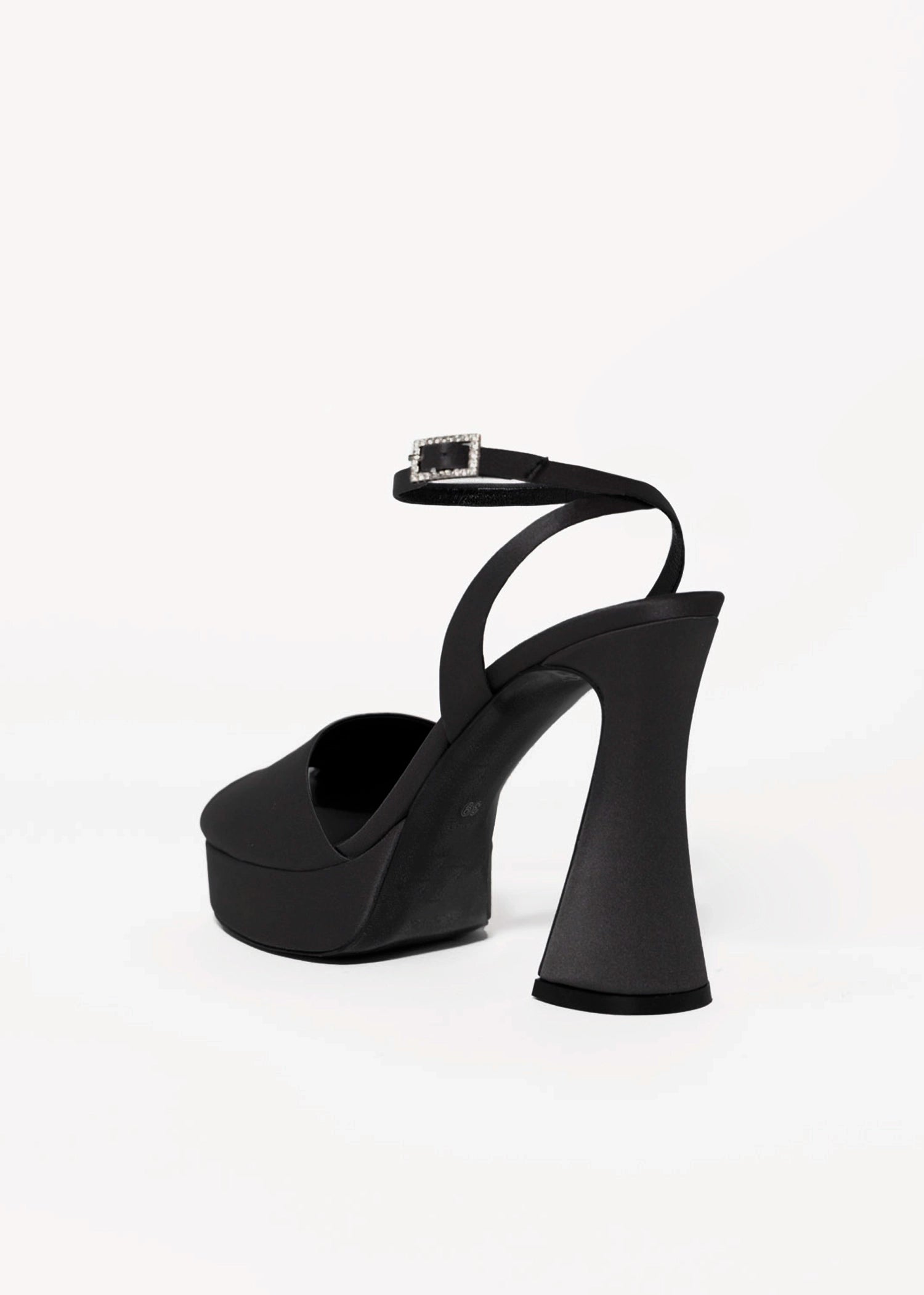 swatch_Black Satin nova roma satin platform heels