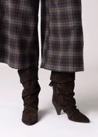 swatch_Brown Suede nova roma foldover boot with tassel