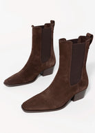 swatch_Brown Suede nova roma western leather chelsea boot