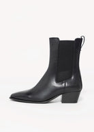 swatch_Black Leather nova roma western leather chelsea boot