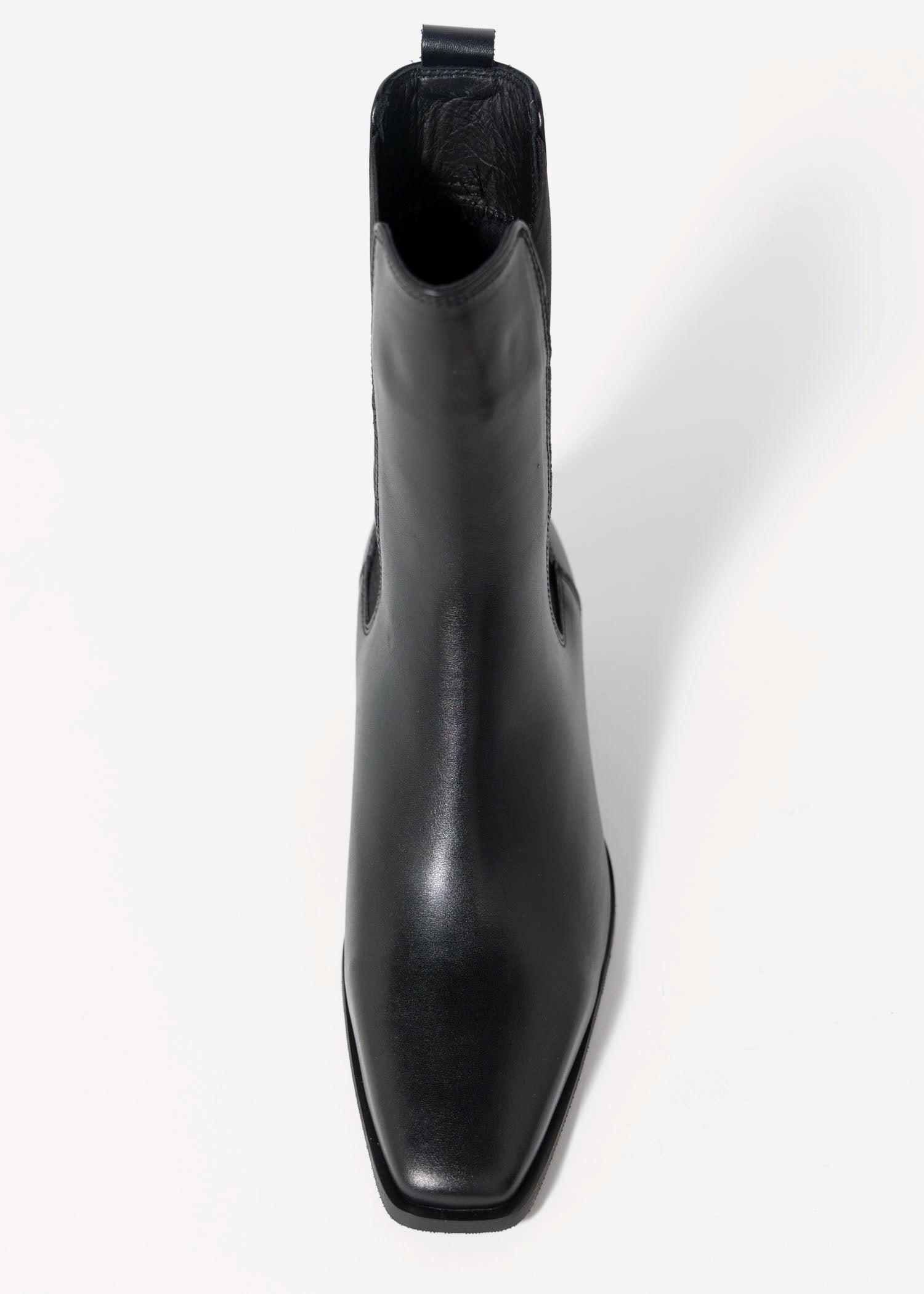 swatch_Black Leather nova roma western leather chelsea boot