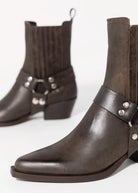 swatch_Brown Leather nova roma leather harness western boot