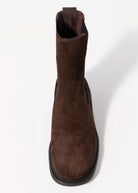 swatch_Brown Suede nova roma leather chelsea boot