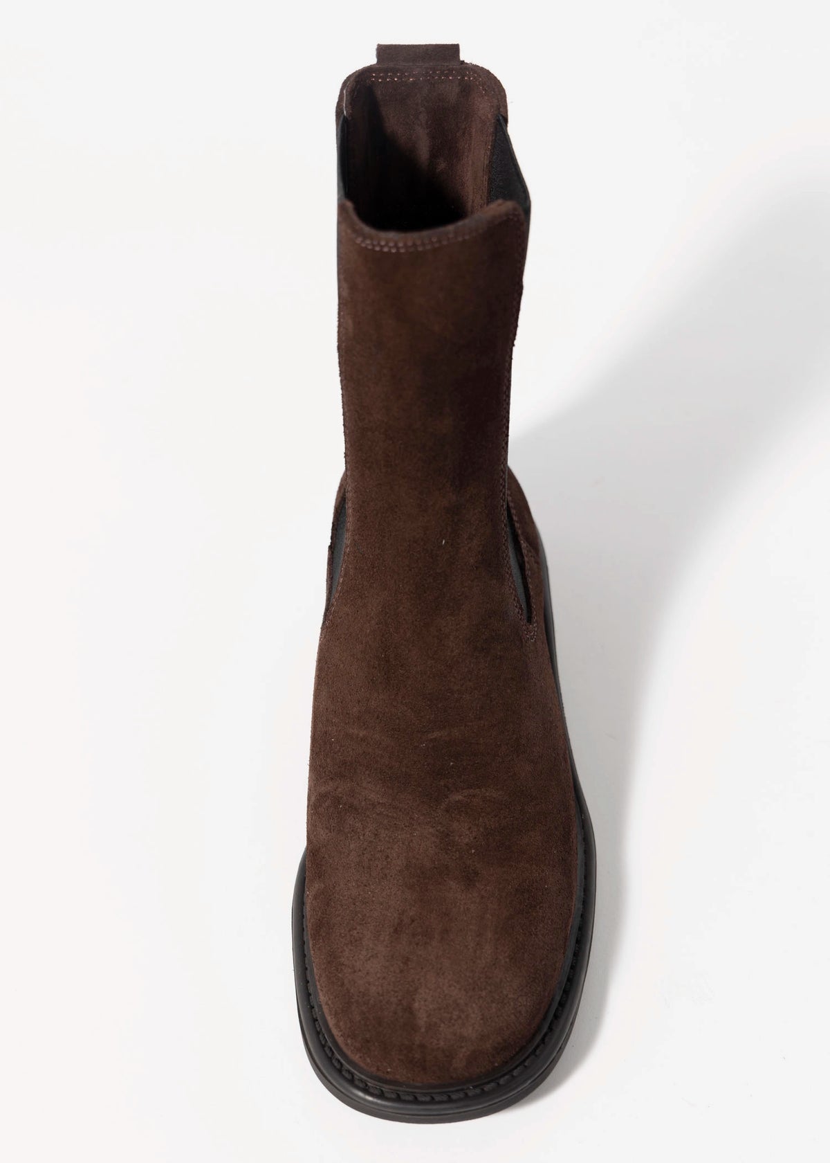 swatch_Brown Suede nova roma leather chelsea boot