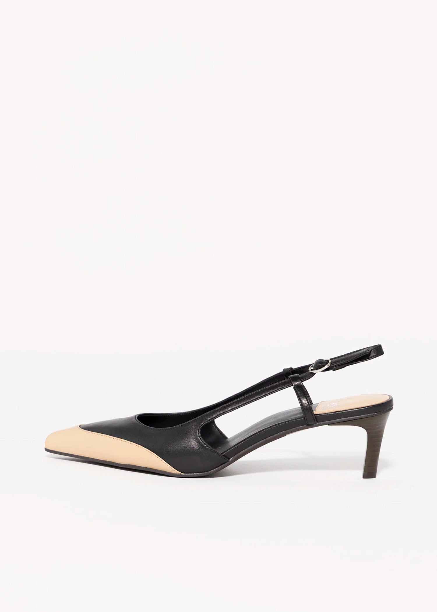 swatch_Black/Nude jeffrey campbell booshky two tone slingback pump