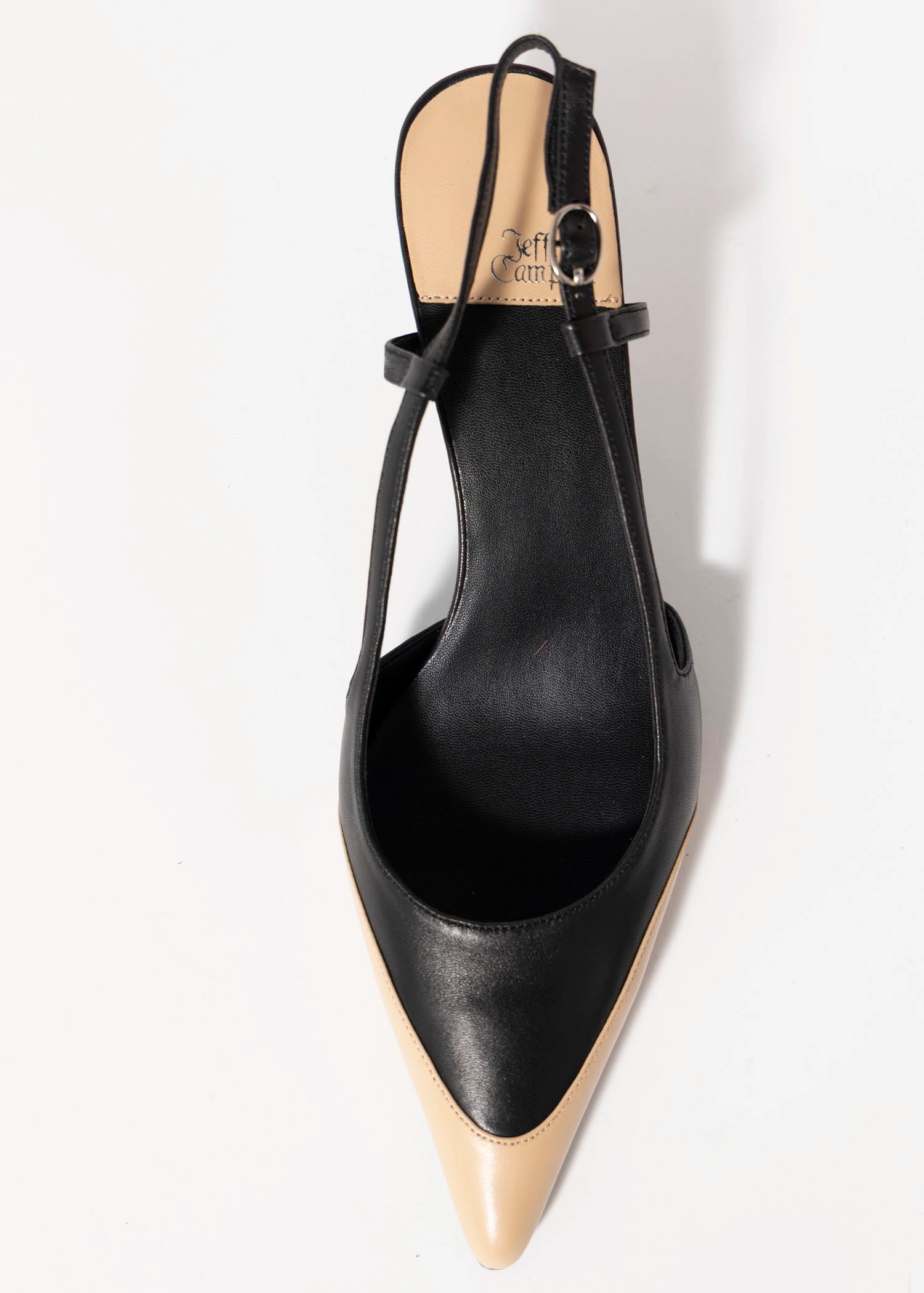 swatch_Black/Nude jeffrey campbell booshky two tone slingback pump