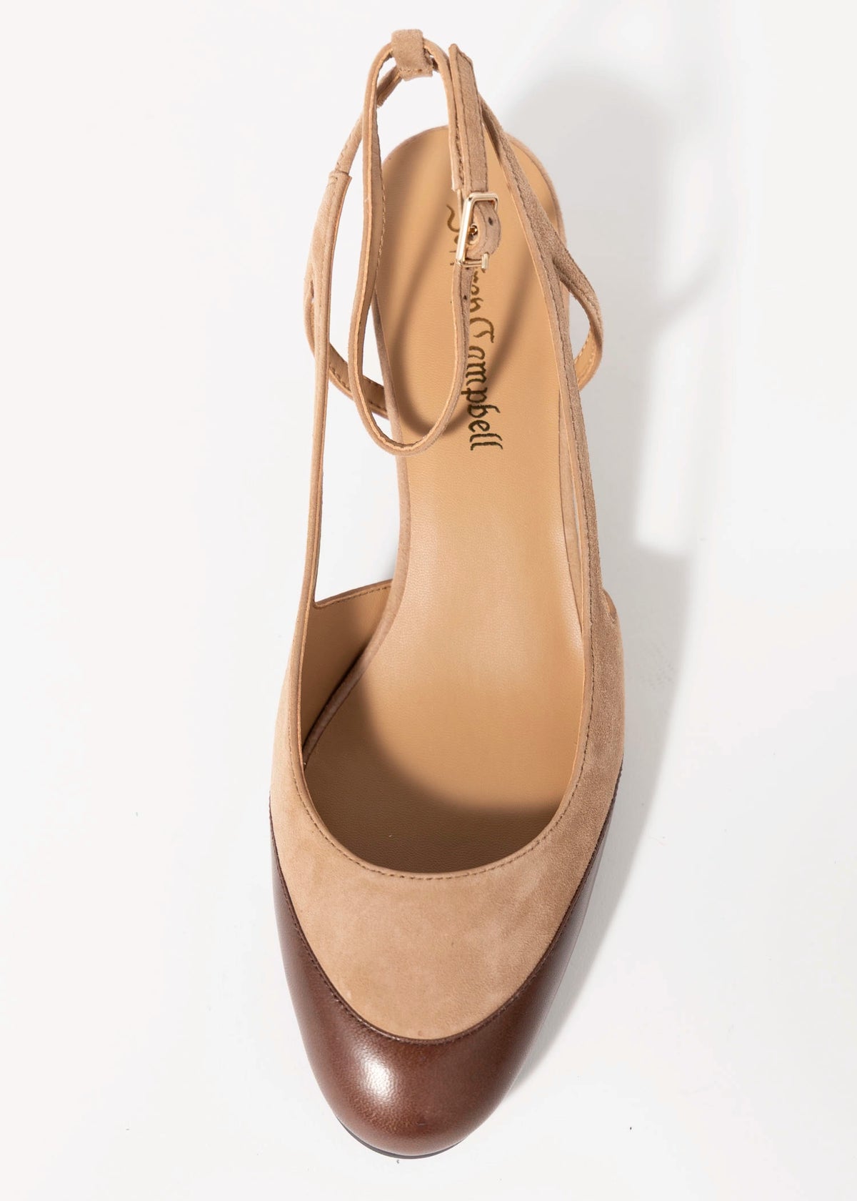 swatch_Beige/Brown jeffrey campbell my dear suede pump