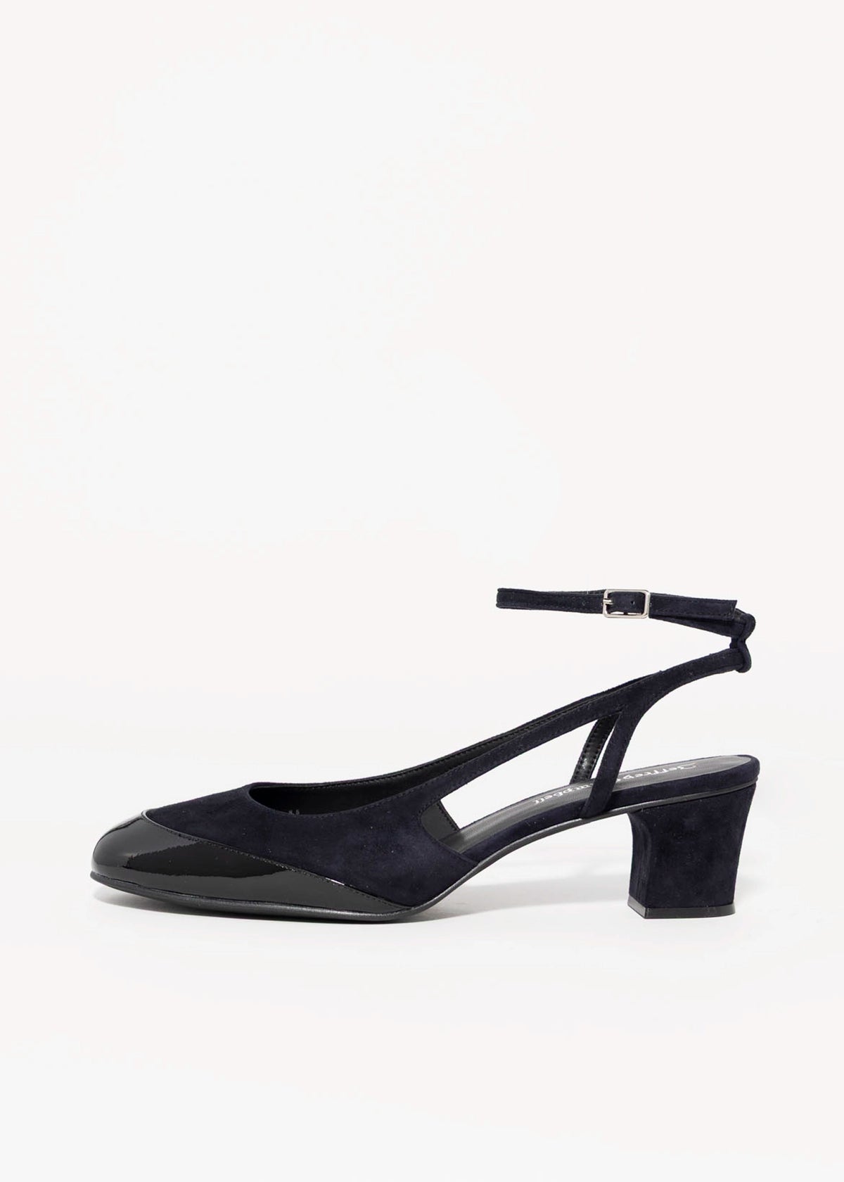 swatch_Navy/Black jeffrey campbell my dear suede pump