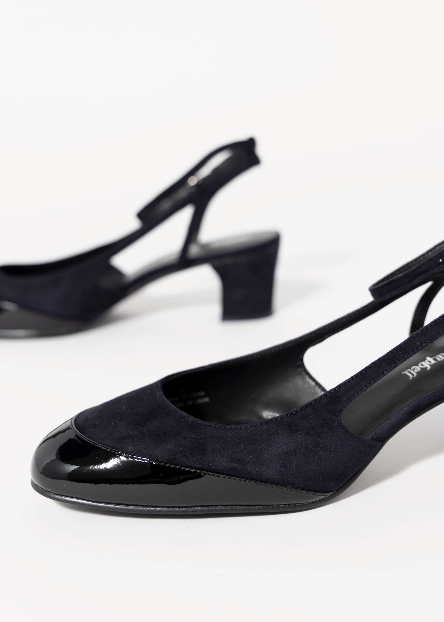 swatch_Navy/Black jeffrey campbell my dear suede pump