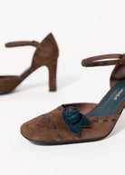 swatch_Coffee/Blue jeffrey campbell mwah suede pump