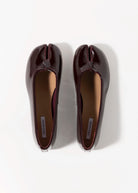 swatch_Wine Patent steve madden calico tabi flat