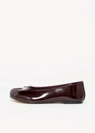 swatch_Wine Patent steve madden calico tabi flat