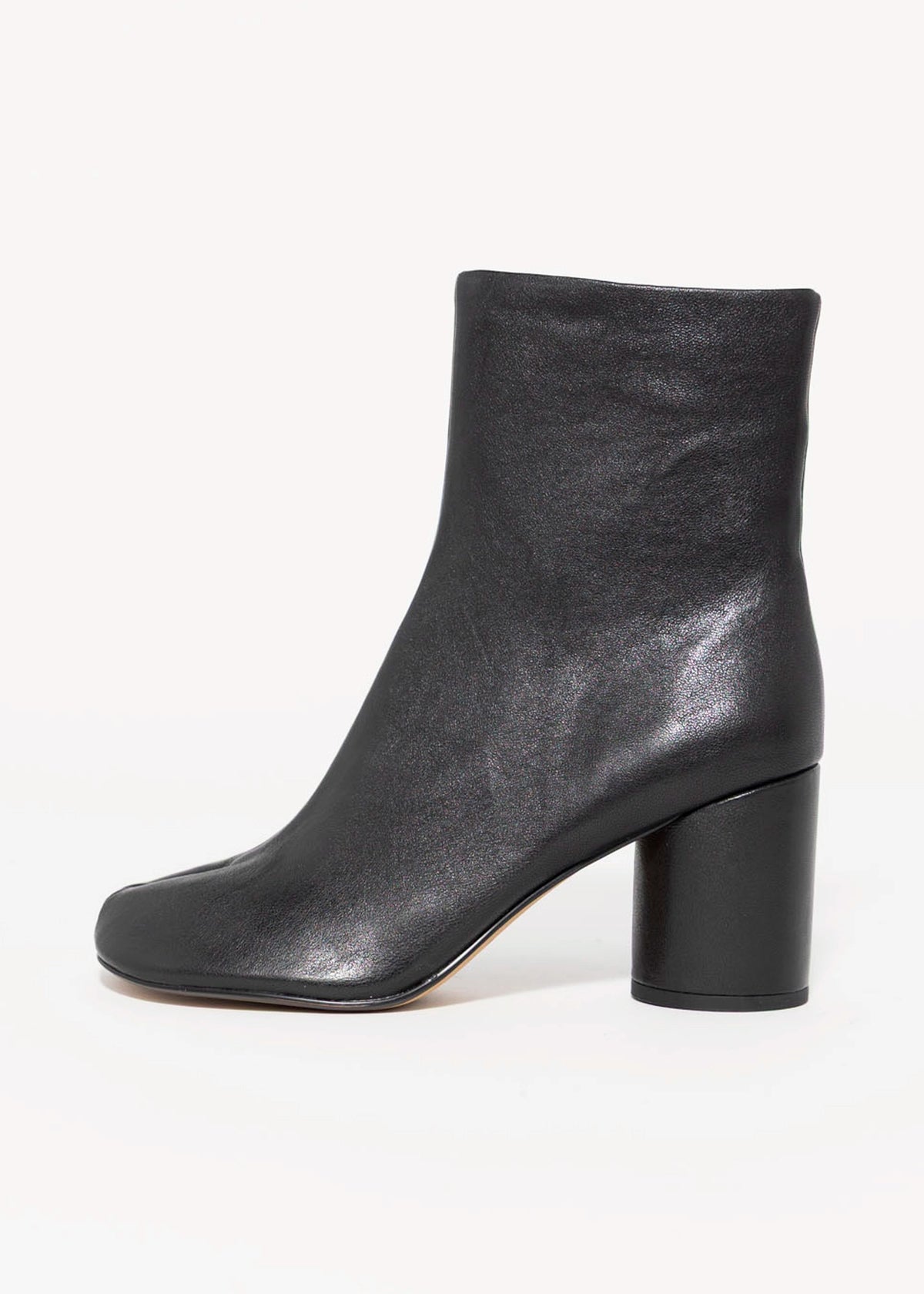 swatch_Black Leather steve madden caro leather tabi boot