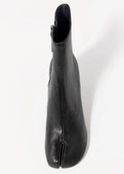 swatch_Black Leather steve madden caro leather tabi boot