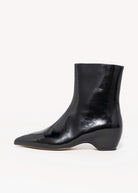 swatch_Black Leather steve madden karslon ankle boot