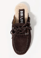 swatch_Brown Suede bibi lou violetta teddy mule