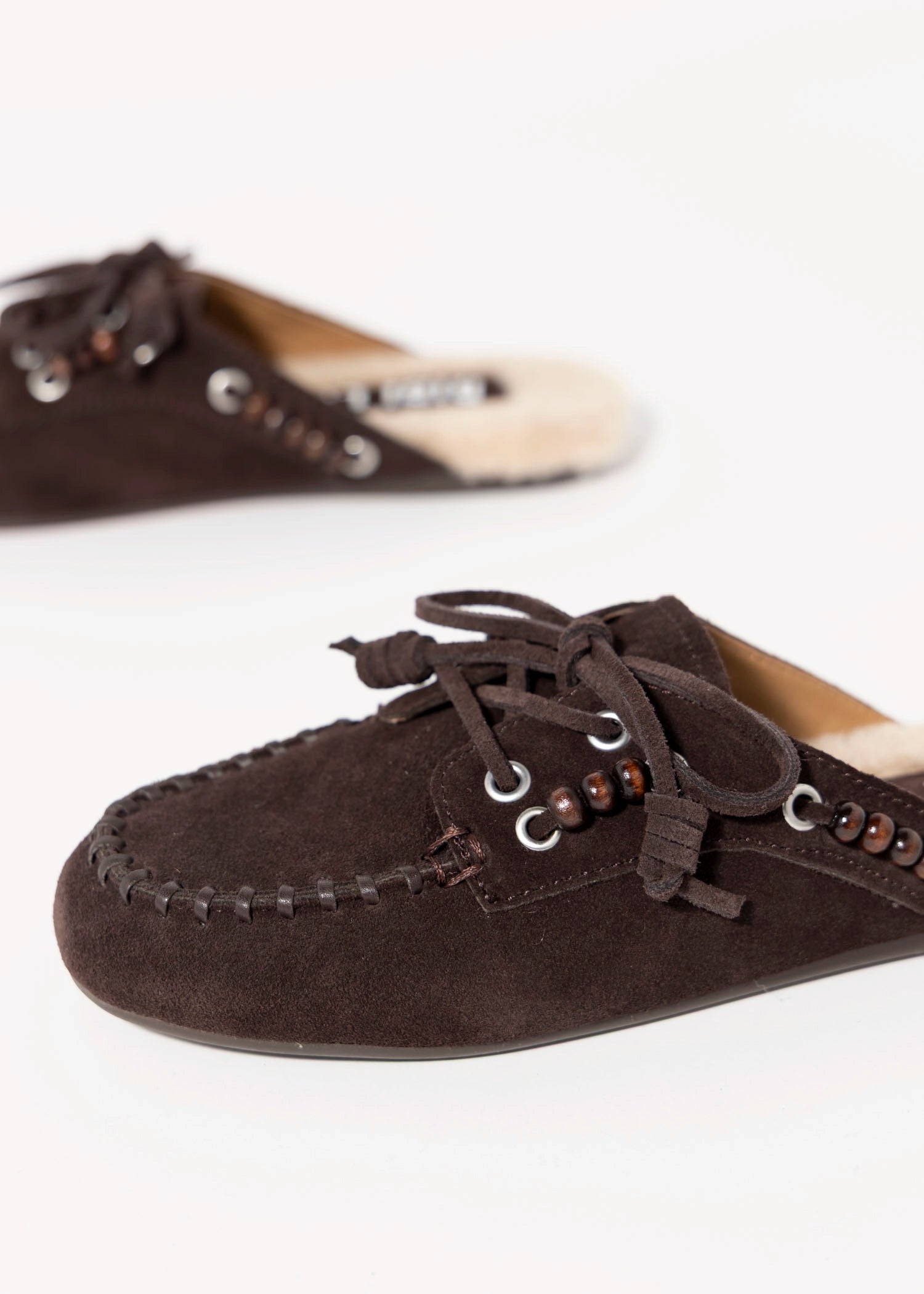swatch_Brown Suede bibi lou violetta teddy mule