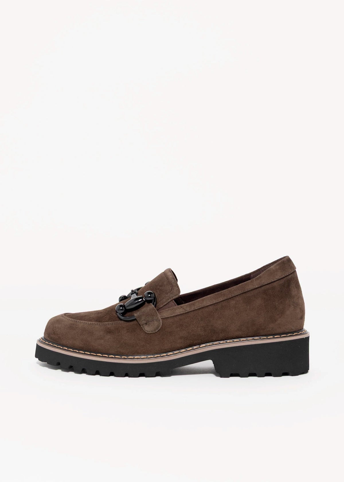 swatch_Brown Suede vaneli zimmy lug sole loafer