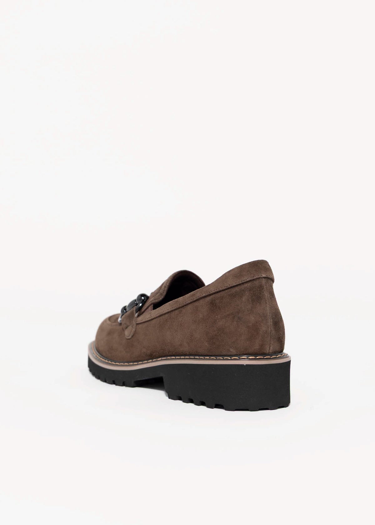 swatch_Brown Suede vaneli zimmy lug sole loafer