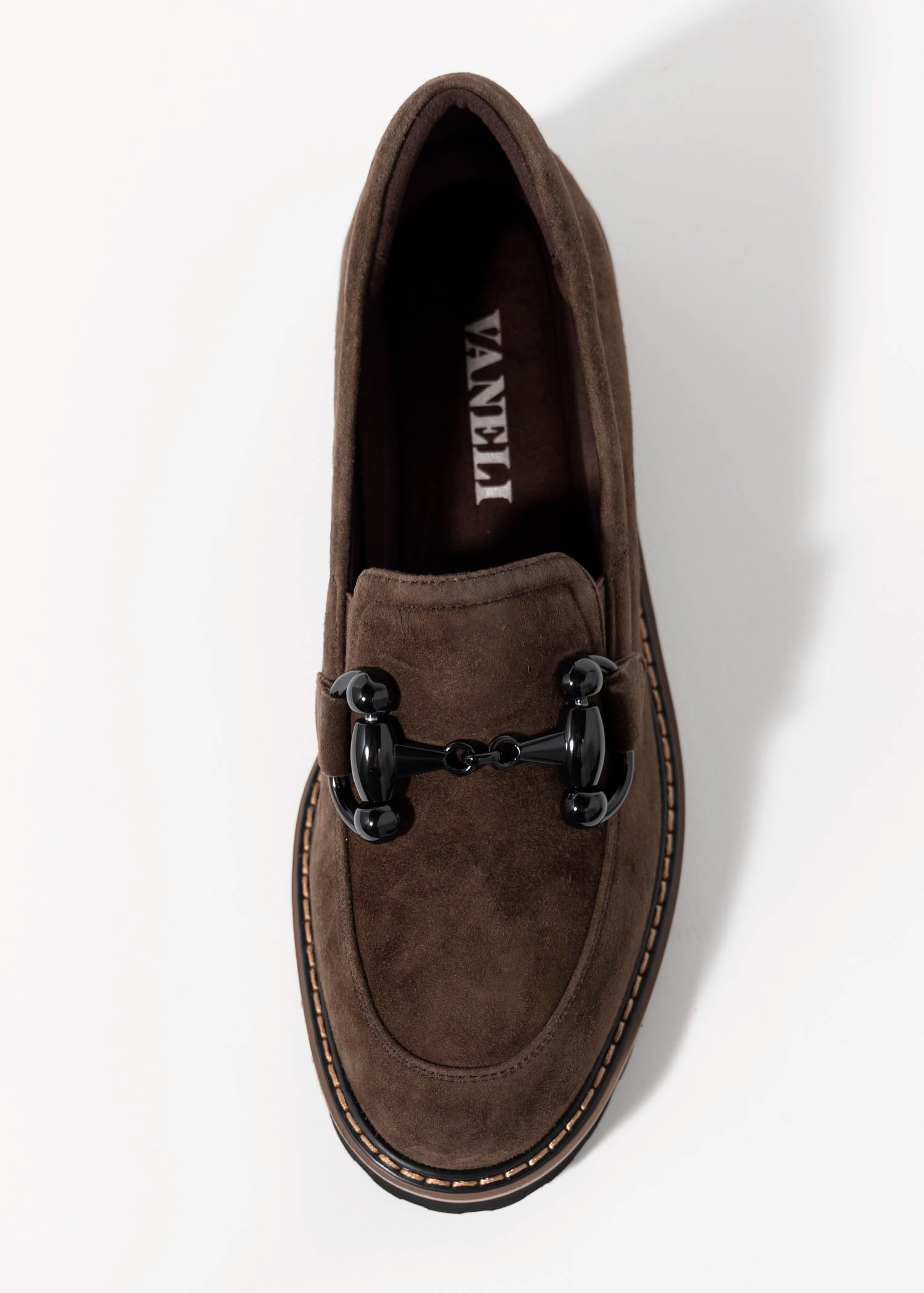 swatch_Brown Suede vaneli zimmy lug sole loafer