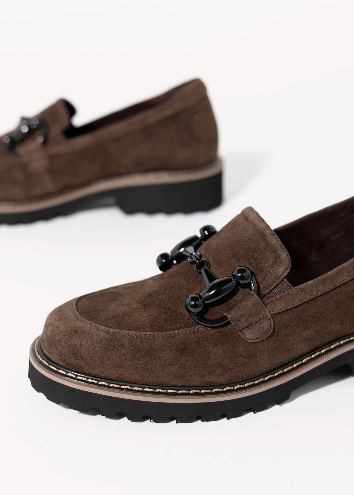 swatch_Brown Suede vaneli zimmy lug sole loafer