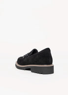 swatch_Black Suede vaneli zimmy lug sole loafer