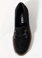 swatch_Black Suede vaneli zimmy lug sole loafer