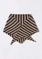 swatch_Brown striped triangle scarf