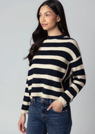swatch_Navy/Beige rd style maheen striped sweater