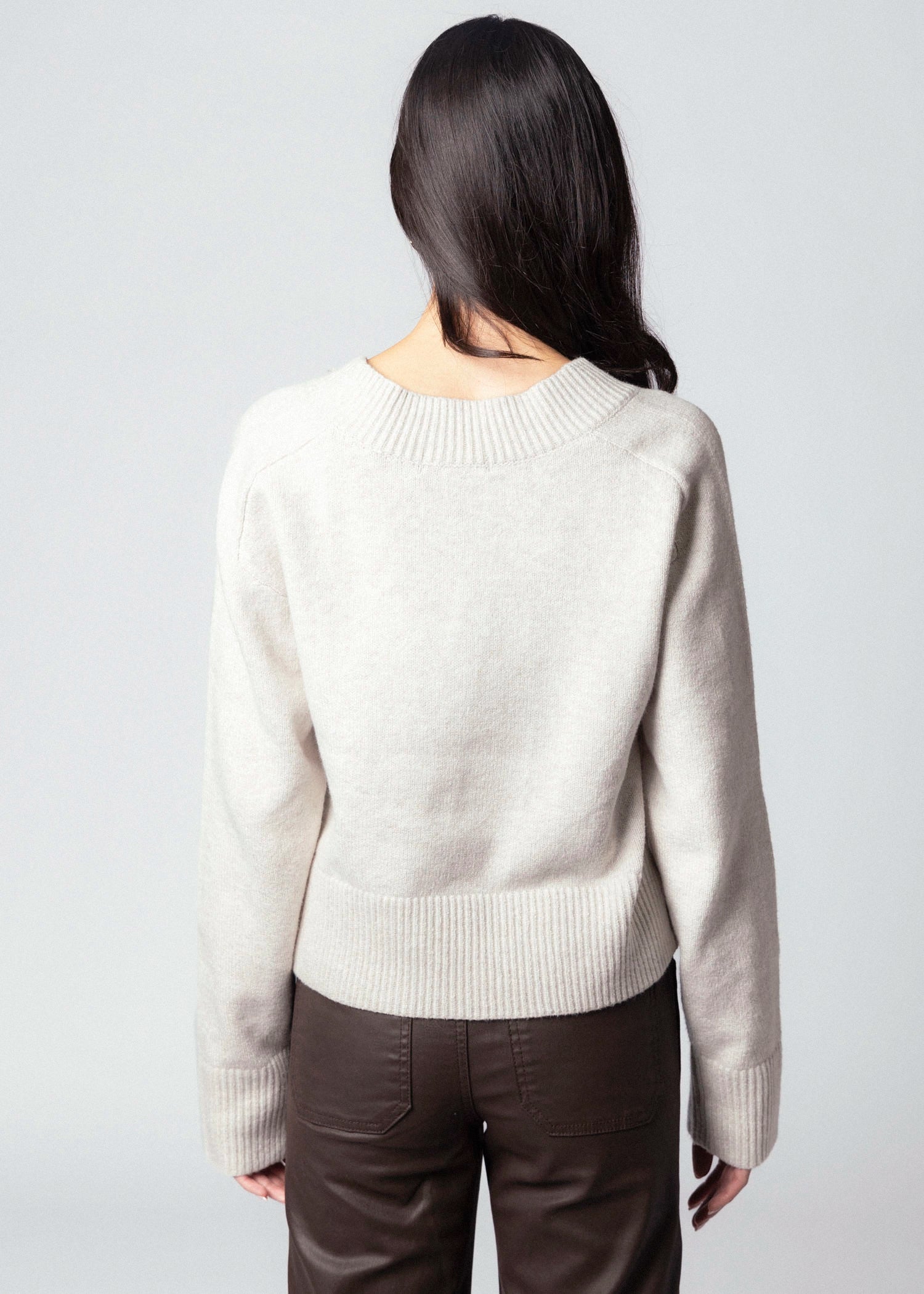 swatch_Hazelnut sanctuary vanna v-neck sweater