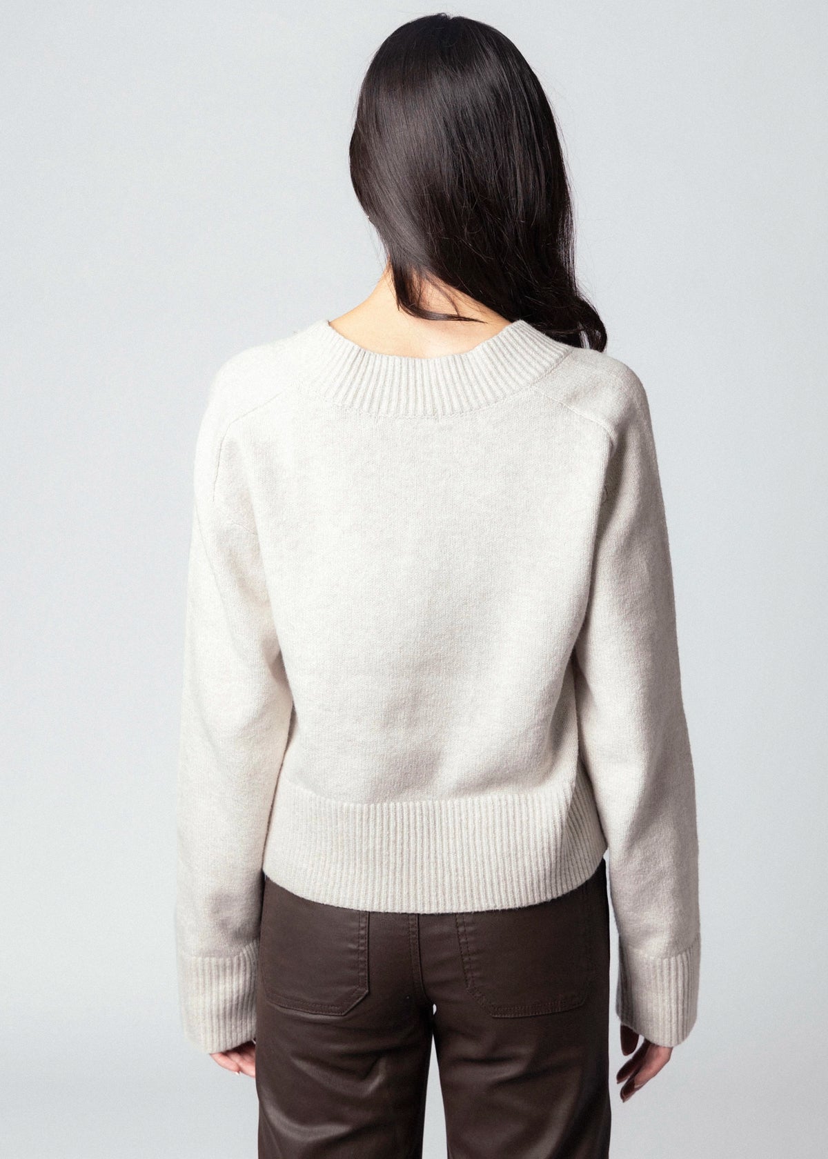 swatch_Hazelnut sanctuary vanna v-neck sweater