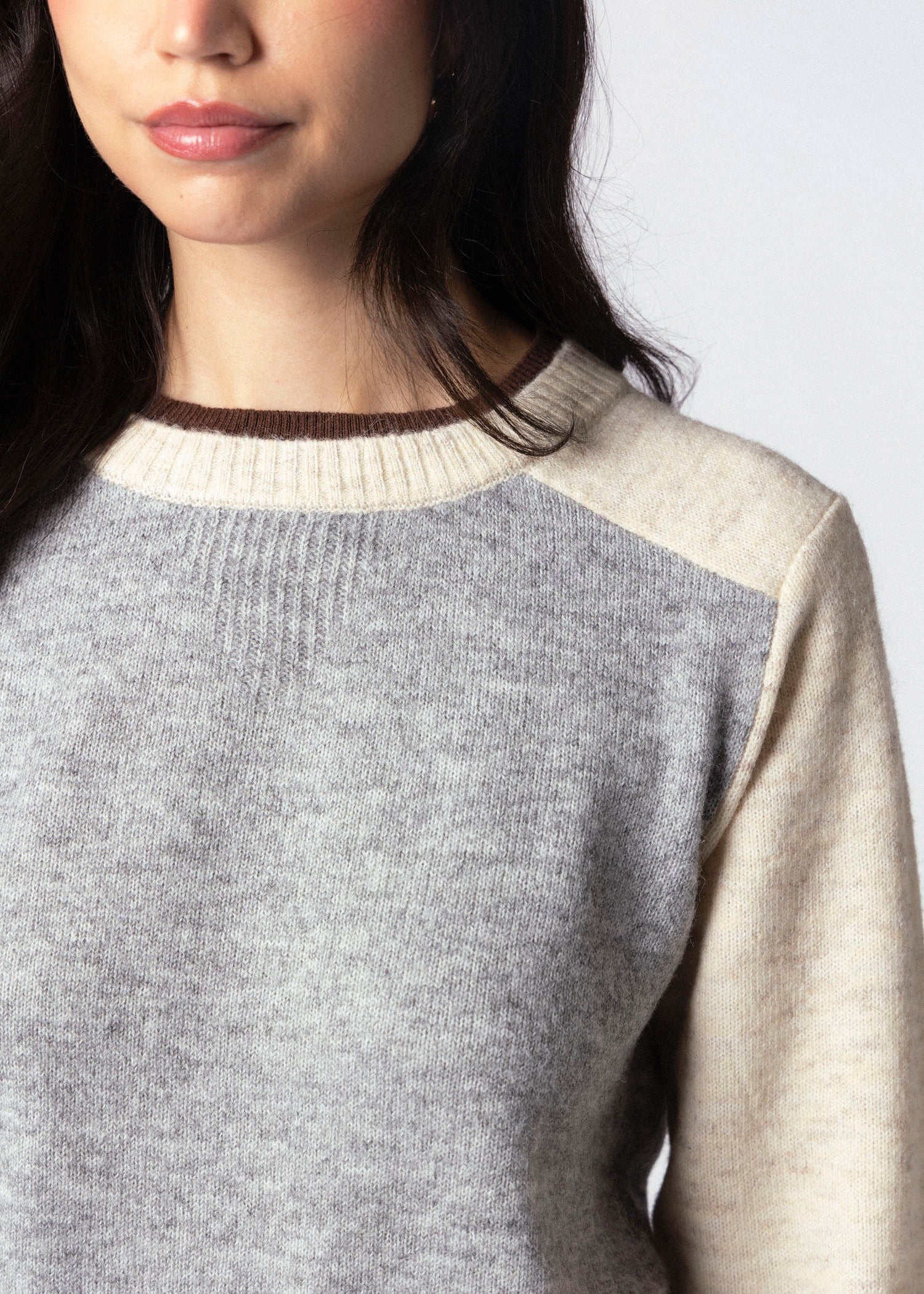 swatch_Oat Combo central park west isla colorblock sweater