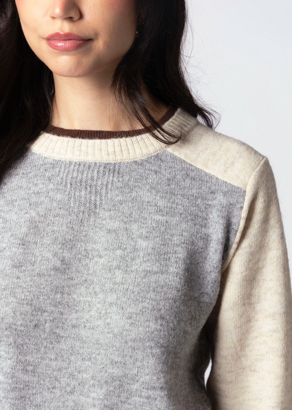 swatch_Oat Combo central park west isla colorblock sweater